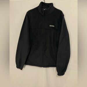 Columbia Sportwear Men’s M Black‎ Fleece Zip Up Jacket Zipper Pockets